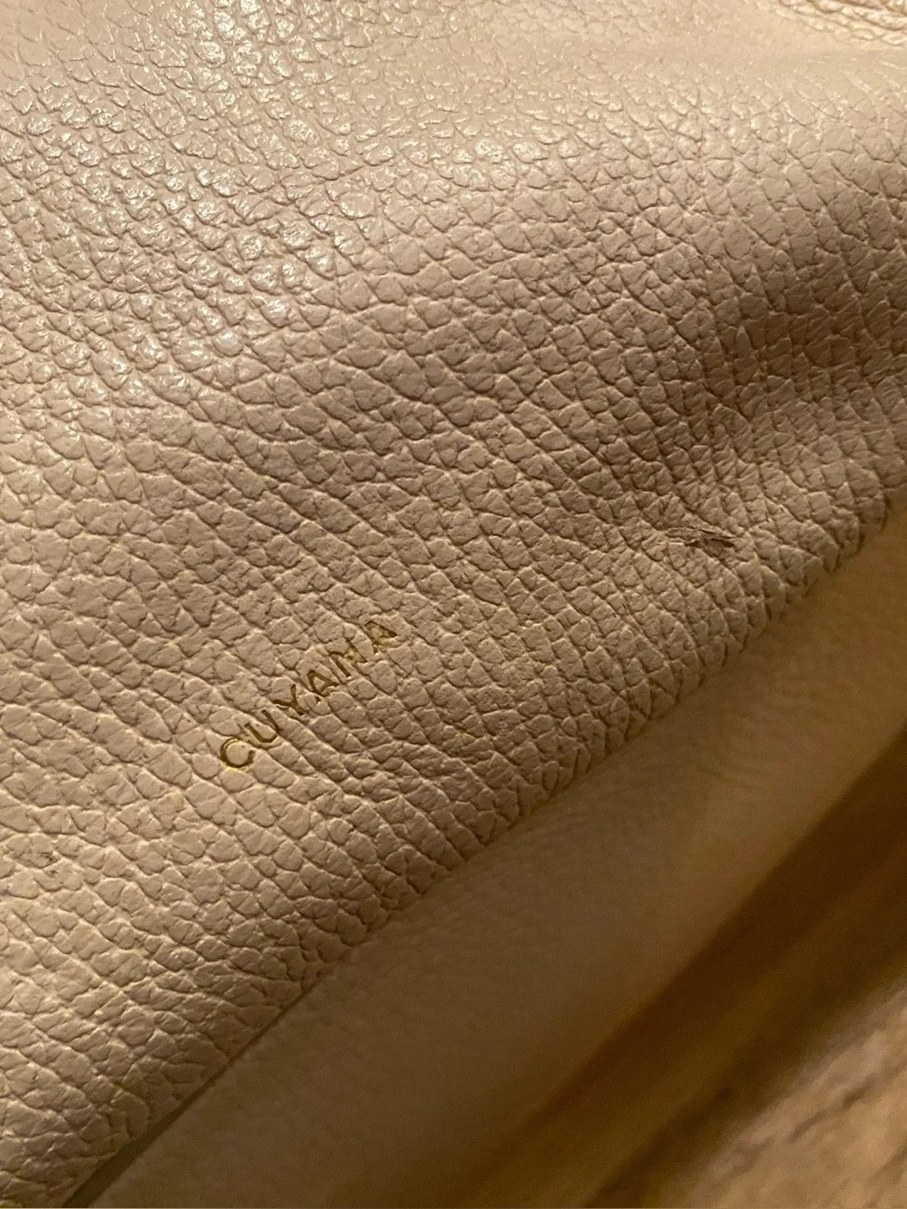 Cuyana Double Loop Minimalist Leather Shoulder Bag - AS IS